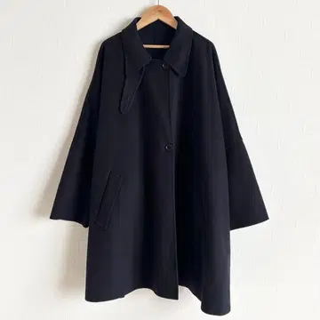 UNITED ARROWS 리버 판초 코트 네이비 M