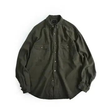 90s structure 스트럭처 실크 긴팔 셔츠 린넨
