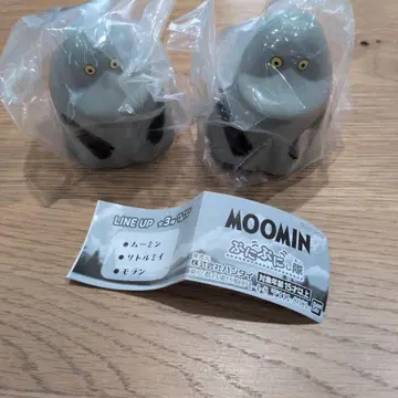 무민 MOOMIN 대 피규어 2개 세트 모란