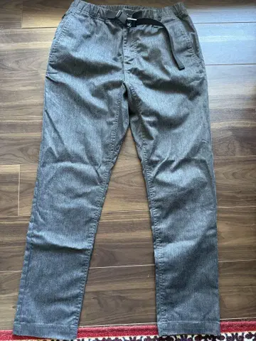 Dickies 그레이 치노 팬츠, 벨트 포함 (조정 가능)