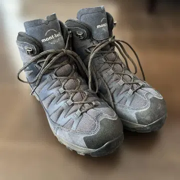 mont-bell GORE-TEX 여성용 등산화 다크 그레이 24cm