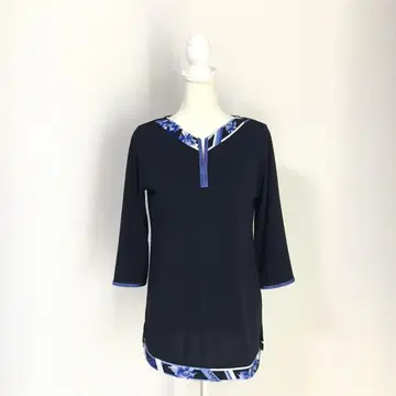 최근 새상품급 LEONARD 레오나르 스트레치 튜닉 40