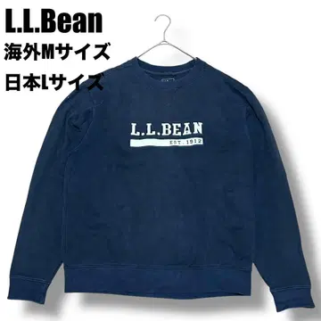 L.L.Bean 엘엘빈 보아 안감 입체 로고 맨투맨 아메카지