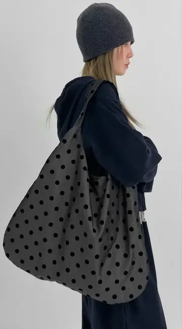 BLACKUP Jayform Dot Big Shoulder Bag