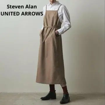 새상품급 스티븐 앨런 TWEED APRON DRESS 원피스 F