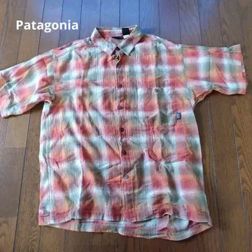파타고니아 Patagonia 반팔 셔츠 포르투갈제 오렌지색