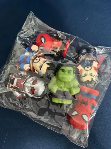 marvel 소프트 비닐 퍼펫 6개 세트