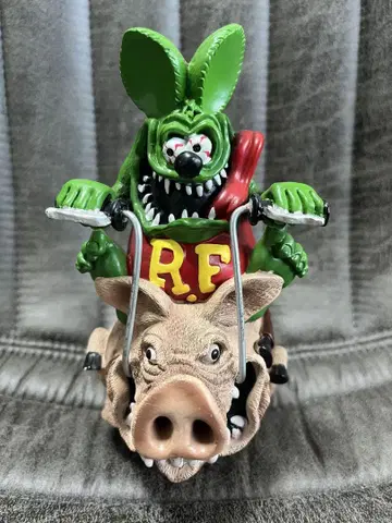 "RatFink Riding HOG" COINBANK