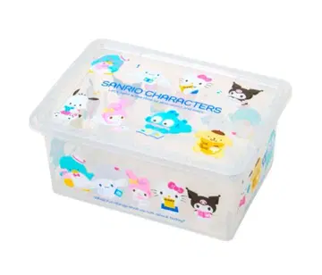 2 산리오 캐릭터즈 뚜껑 있는 보관 케이스 S 사이즈