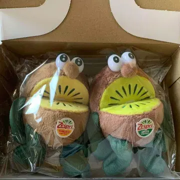 제스프리 키위브라더스 페어 2개 세트 봉제 인형 Zespri