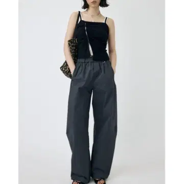 MOUSSY CURVED LINE EASY 팬츠
