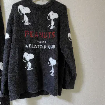 PEANUTS meets GELATO PIQUE 룸웨어 블랙