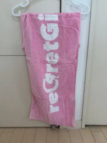reGretGirl 리gre타월 라이브 타월 핑크