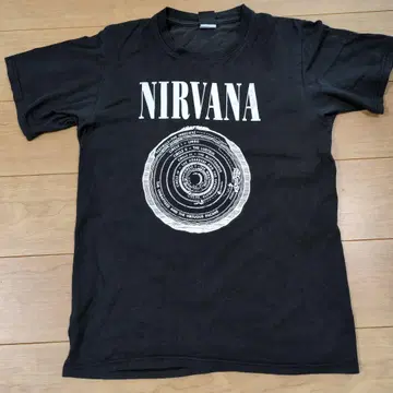 NIRVANA 블랙 T셔츠 L사이즈