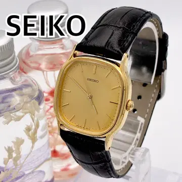 작동 손목시계 SEIKO 세이코 골드 벨트 새상품 새 배터리 A84