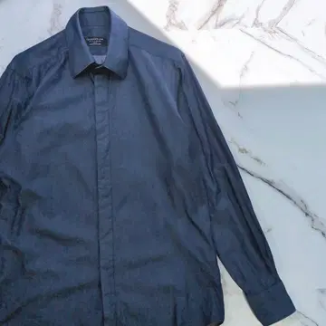 투모로우랜드 필그림 L/S 셔츠 히노키 인디고 염색 L