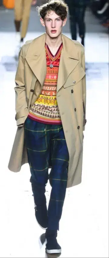 폴스미스 Paul Smith 메인 라인 트렌치코트