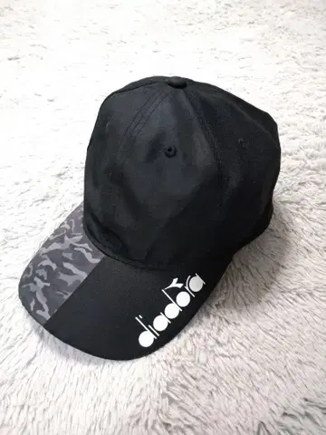 디아도라 DIADORA 캡 올 사이즈 블랙 뒷면 스냅 메쉬