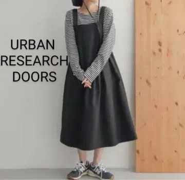 새상품급 어반 리서치 도어스 add fabrics 워크 쟝스카 블랙