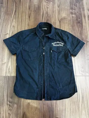 JACKROSE 블랙 반팔 셔츠 M