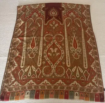 ETRO 에트로 롱 스톨 약 160cm x 약 68cm 오렌지 계열