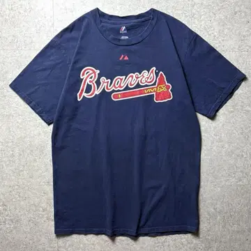 Majestic 애틀랜타 브레이브스 MLB 야구 스포츠 아메카지 M