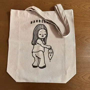 미사용 토모자와 미미요 토트백 그레이 계열 캔버스 소재 숄더백