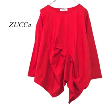 ZUCCa 라이트 트리코 긴팔 티셔츠 빨간색 주카