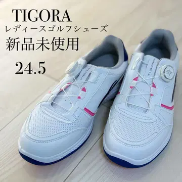 미사용 새상품 TIGORA 여성용 골프화 다이얼식 24.5