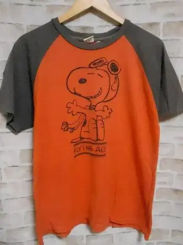 PEANUTS 피넛 스누피 FLYING ACE 티셔츠