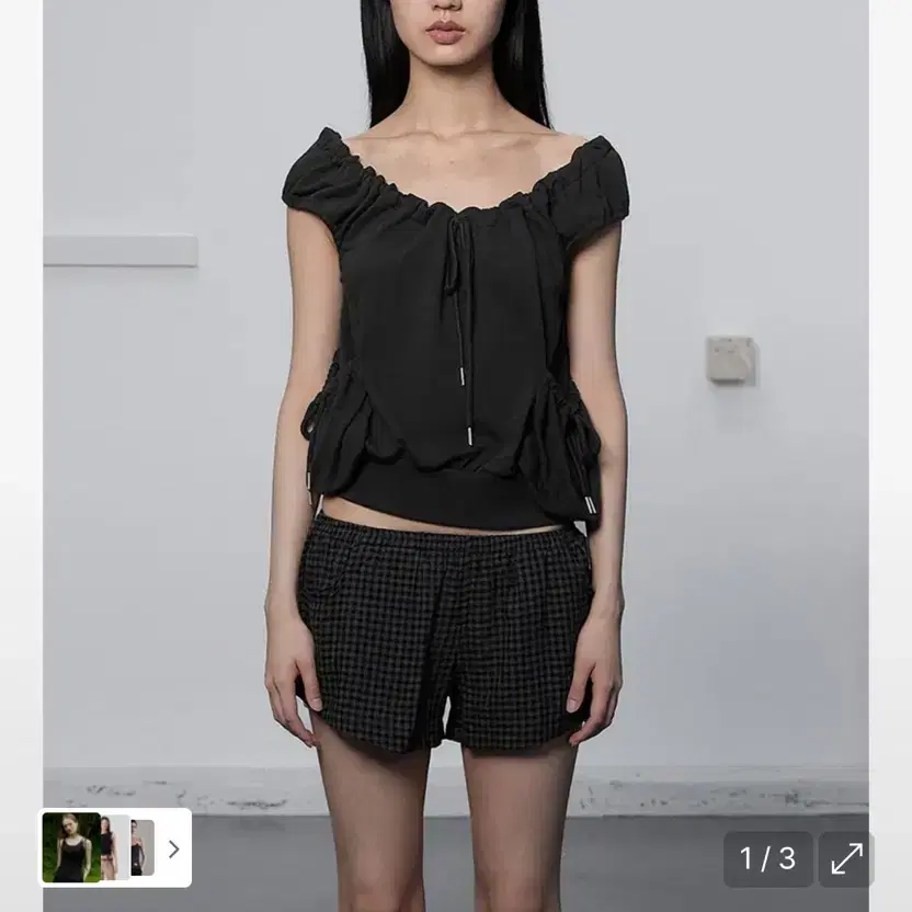[CERRIC] DRAPE HALTER NECK SLEEVELESS /追跡付 DRAPE HALTER NECK SLEEVELESS / WHITE Seric on Bunjang Global
