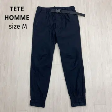 TETE HOMME 테트옴므 스트레치 치노 팬츠 조거 팬츠 M