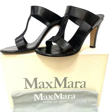 MAX MARA 펌프스 샌들 VERO CUOIO 35 블랙
