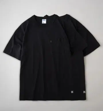 BLUCO/부루코 2pac 포켓 TEE 블랙 L