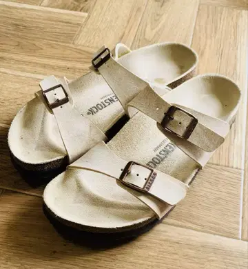 [새상품급] Birkenstock 애리조나 화이트 38 (24.5)
