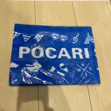 POCARI FES 타월 파란색 미개봉 새상품