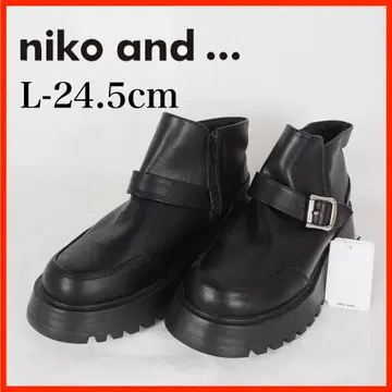 niko and - *새상품* 숏부츠 *24.5cm* 블랙 *B0197