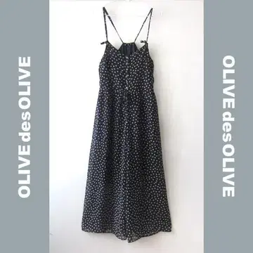 새상품급 OLIVE des OLIVE 도트 무늬 올인 살로펫