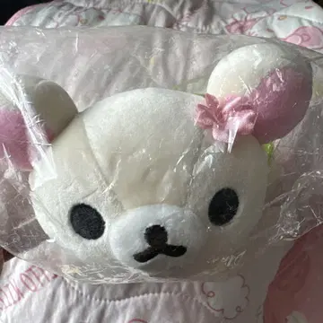 미사용 새상품 코리락쿠마 모찌모찌 화과자 봉제 인형