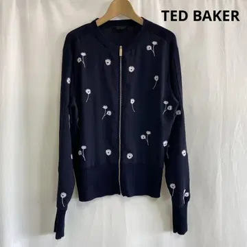 TED BAKER 꽃무늬 집업 가디건 이소재