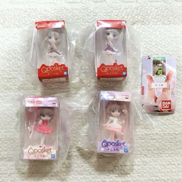 카드캡터 사쿠라 가챠가챠 Qposket 4체 세트