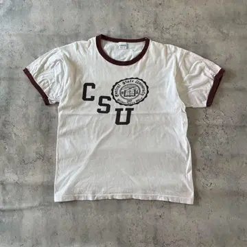 70s Champion 챔피언 링거 넥 티셔츠 빈티지