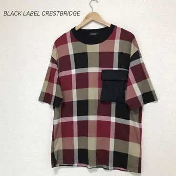 BLACK LABEL CRESTBRIDGE 체크 무늬 티셔츠