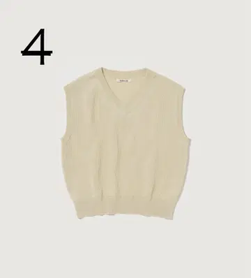 AURALEE 25SS 니트 베스트 사이즈 4 오라리