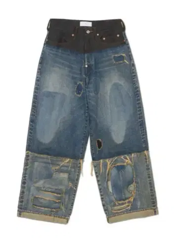 SUGARHILL STRATUM DENIM PANTS WIDE