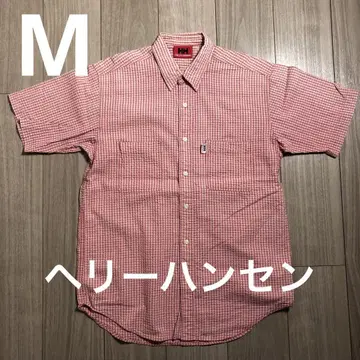 Helly Hansen 헬리한센 반팔 셔츠 체크 무늬 M