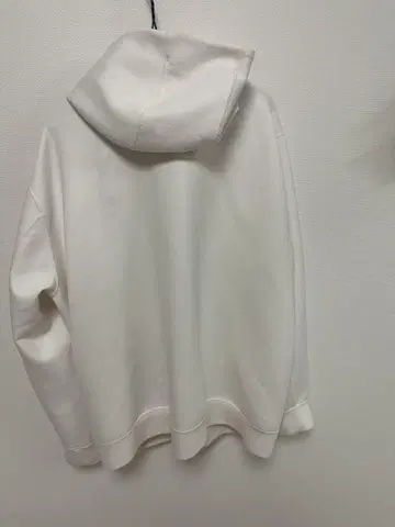 유니클로 화이트 XL 풀 집업 후드티