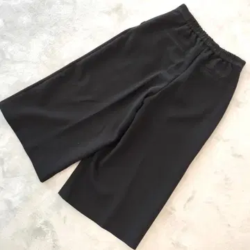 INGNI 와이드 팬츠 센터 프레스 블랙 사이즈 M 이지 팬츠