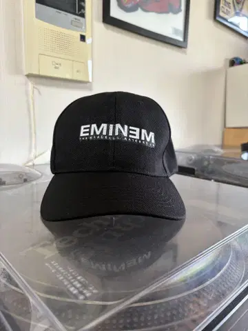 EMINEM 블랙 야구 모자 에미넴