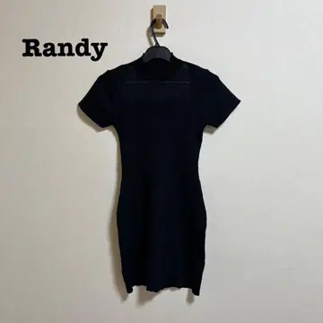 Randy 시어 절개 원피스 랜디 블랙